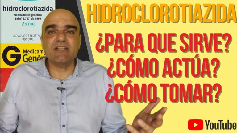 Todo lo que necesitas saber sobre la hidroclorotiazida