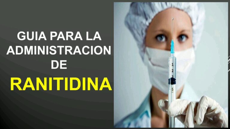 Gu&iacute;a de Dosificaci&oacute;n para Ranitidina: Recomendaciones Esenciales