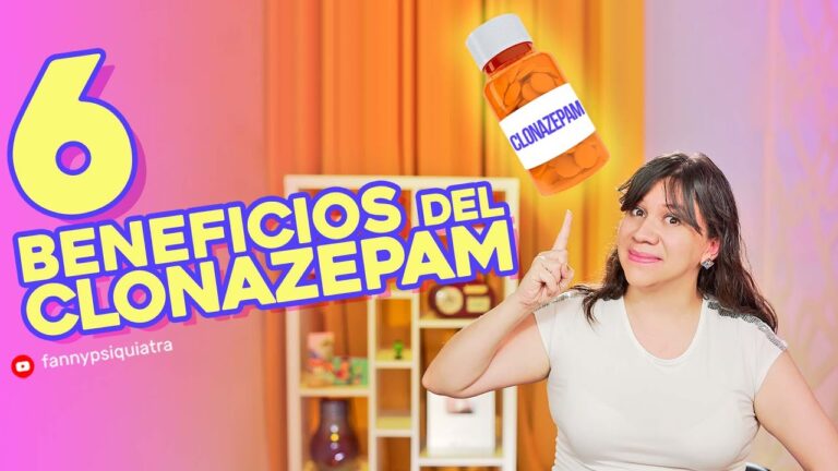 Uso de clonazepam en afecciones a corto plazo