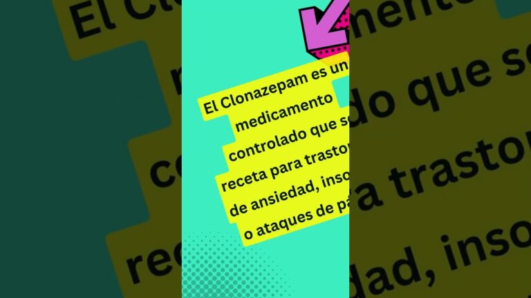 Riesgos del Uso Recreativo de Clonazepam