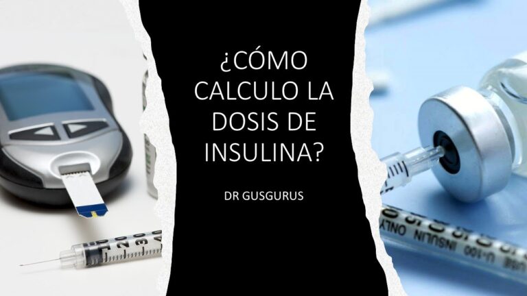 Dosis Recomendada de Insulina de Acci&oacute;n R&aacute;pida: Gu&iacute;a Esencial