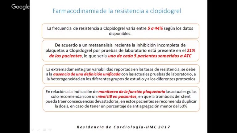 Prevenci&oacute;n de Trombosis: Clopidogrel y Stent Coronario