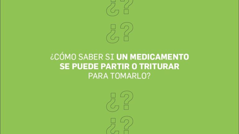 Riesgos de no tragar las pastillas sin masticar