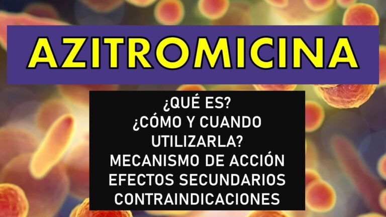 Beneficios de la azitromicina para tratar la clamidia