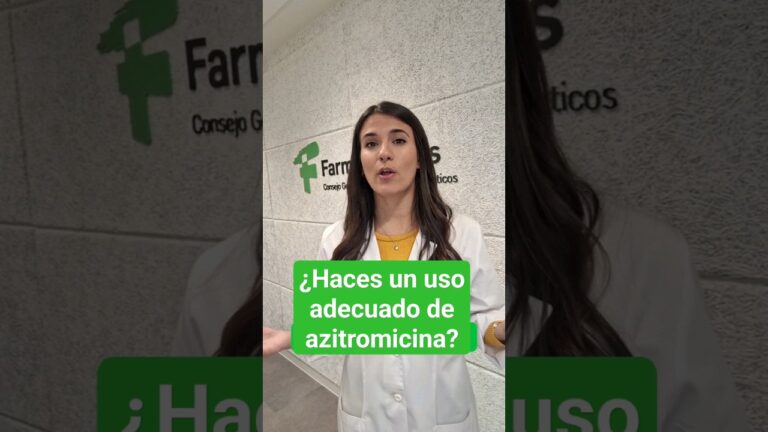 Pautas para el uso adecuado de azitromicina