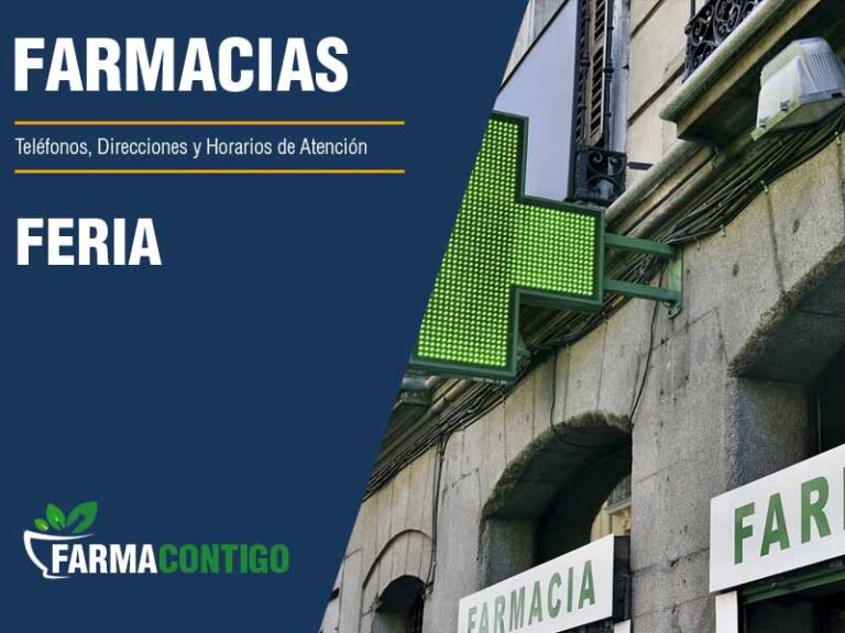 Farmacias disponibles en la Feria de Badajoz