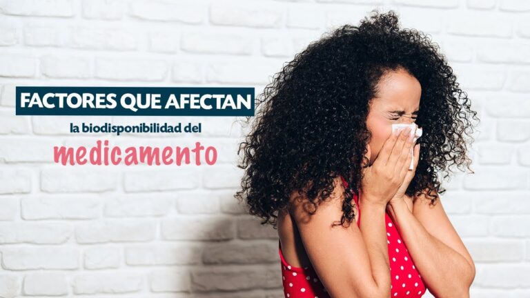 Factores que influyen en la biodisponibilidad en la bioequivalencia