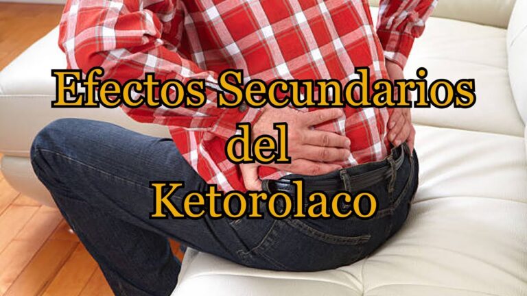 Efectos secundarios del ketorolaco en ni&ntilde;os