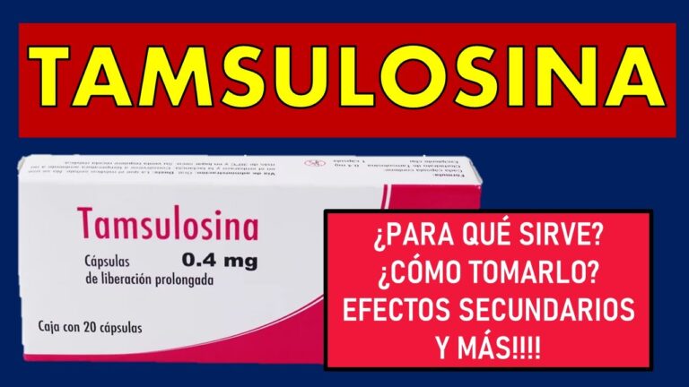 Optimizando el control de la vejiga con tamsulosina