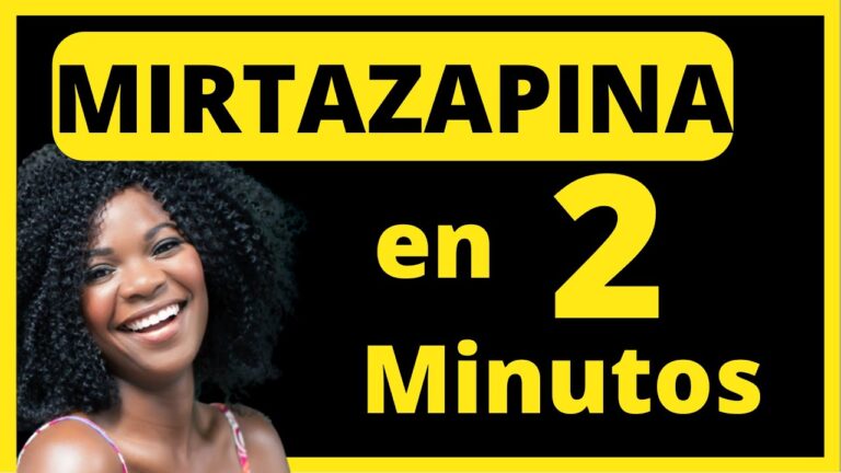 Los potentes efectos sedantes de la mirtazapina