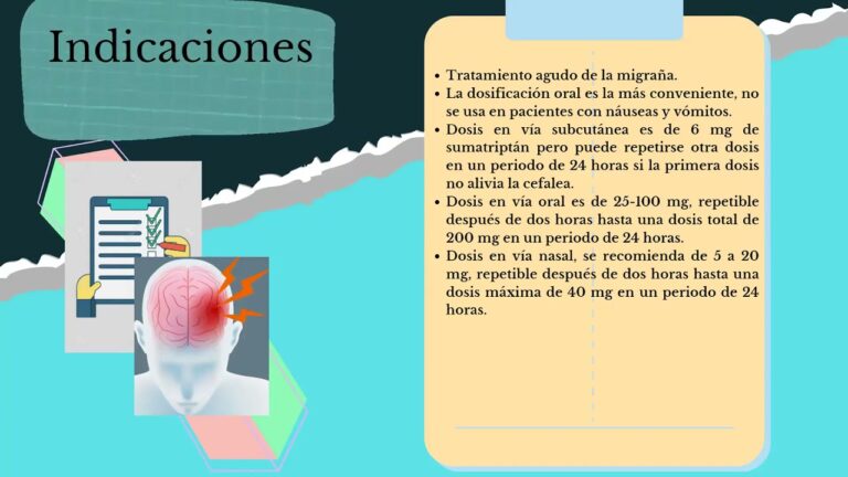 Gu&iacute;a de dosificaci&oacute;n de sumatript&aacute;n