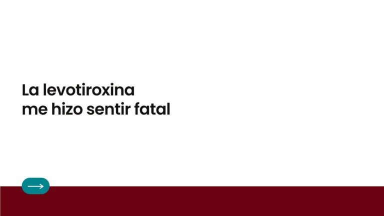 Optimizaci&oacute;n de la Dosis de Levotiroxina S&oacute;dica en Terapia de Reemplazo